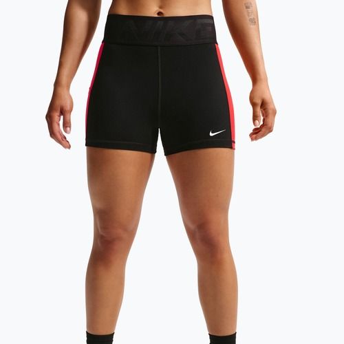 Női edzőshort Nike Pro Sculpt Dri-Fit High-Waisted Biker 5" black/light crimson/white