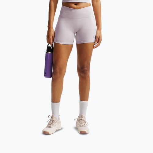 Női rövidnadrág Nike One Biker 5" platinum violet