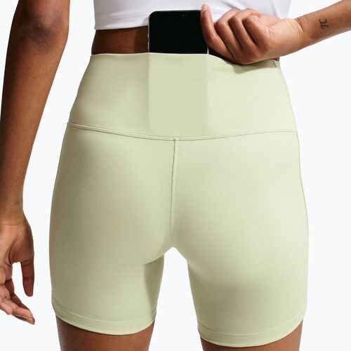 Női rövidnadrág Nike One Biker 5" olive aura