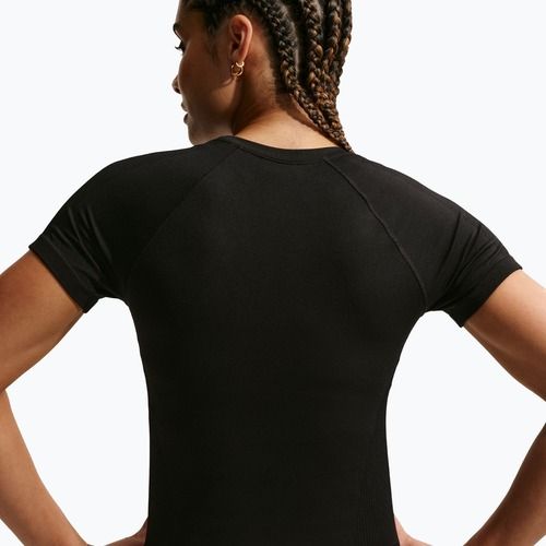 Női edzőpóló Nike Pro Seamless Dri-Fit black