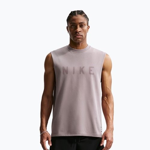 Férfi edzőpóló Nike Athletic Club Dri-Fit light violet ore/light violet ore