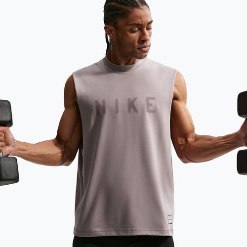 Férfi edzőpóló Nike Athletic Club Dri-Fit light violet ore/light violet ore