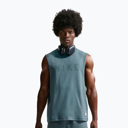 Férfi edzőpóló Nike Athletic Club Dri-Fit mineral slate/mineral slate