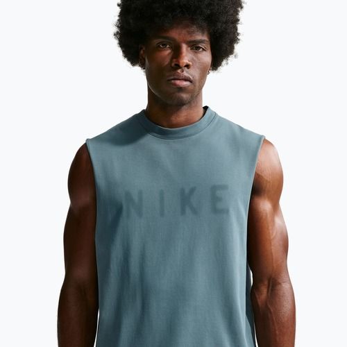 Férfi edzőpóló Nike Athletic Club Dri-Fit mineral slate/mineral slate
