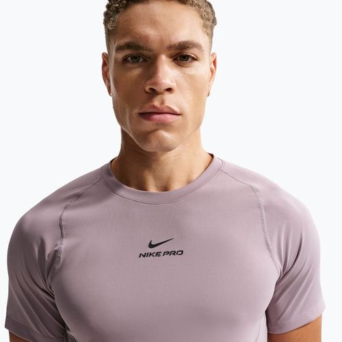 Férfi edzőpóló Nike Pro Training Dri-Fit light violet ore/black