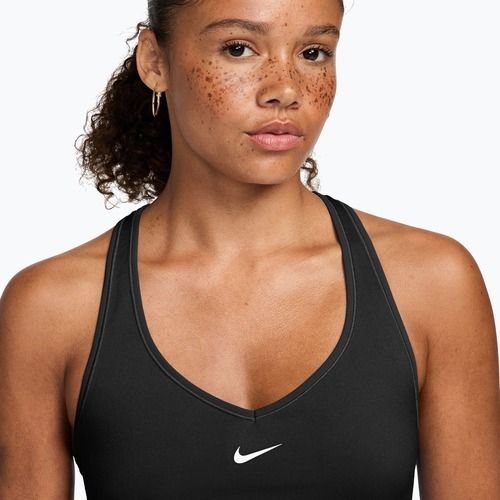Női edzőpóló Nike Pro Seamless Dri-Fit black/white
