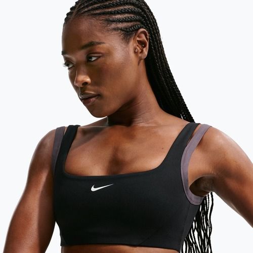 Edzőmelltartó Nike One Light Support black/thunder grey/white