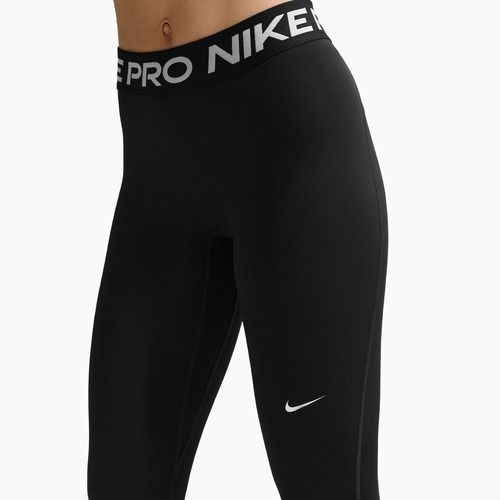 Női leggings Nike Pro Mid-Rise Full black/white