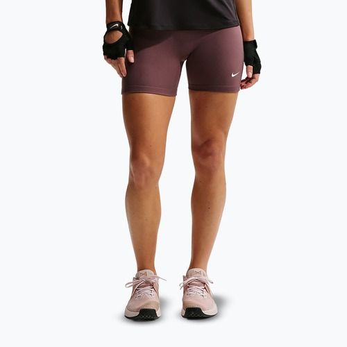 Női rövidnadrág Nike One High-Waisted Biker 5" tattoo/white