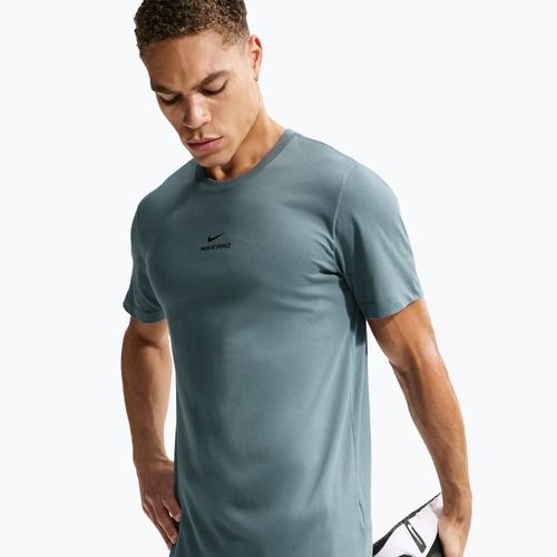Férfi edzőpóló Nike Pro Dri-Fit mineral slate/black