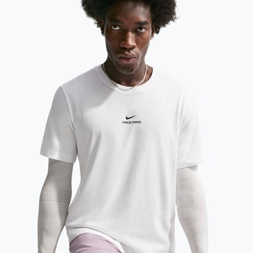 Férfi edzőpóló Nike Pro Dri-Fit white/black