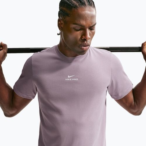 Férfi edzőpóló Nike Pro Dri-Fit light violet ore/white