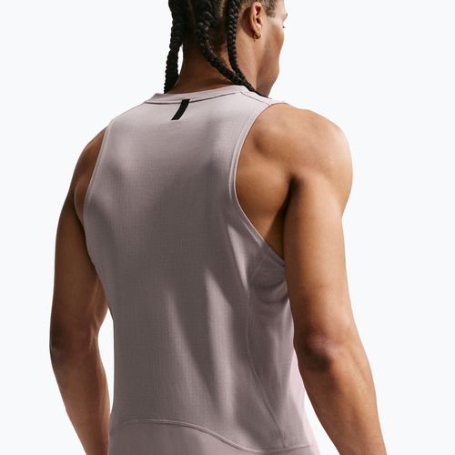 Férfi edzőpóló Nike Pro Training Dri-Fit light violet ore/black