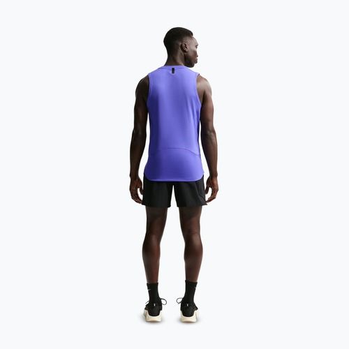 Férfi edzőpóló Nike Pro Training Dri-Fit persian violet/black