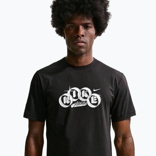 Férfi edzőpóló Nike Hyverse Dri-Fit Training black/white