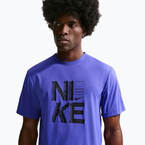 Férfi edzőpóló Nike Hyverse Dri-Fit Persian violet/black