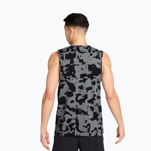Férfi edzőpóló Nike Hyverse Dri-Fit TT smoke grey/black/white