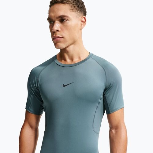 Férfi edzőpóló Nike Pro Dri-Fit Tight Fitness mineral slate/black