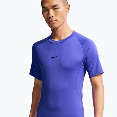 Férfi edzőpóló Nike Pro Dri-Fit Tight Fitness persian violet/black