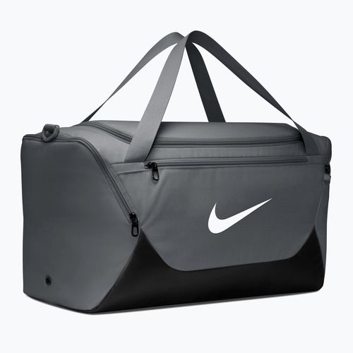 Edzőtáska Nike Brasilia Duffel Small 40 l smoke grey/black/white
