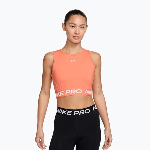 Női edző felső Nike Pro Dri-Fit crimson bliss/white