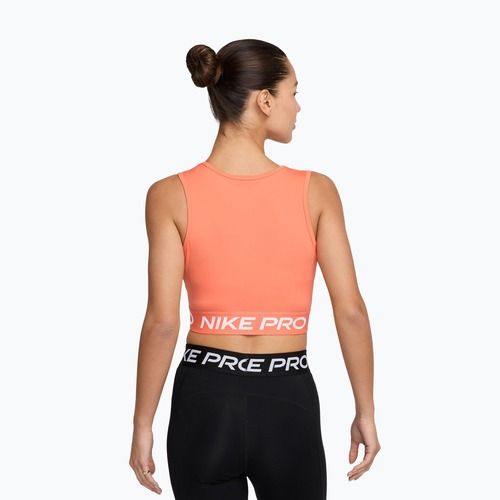 Női edző felső Nike Pro Dri-Fit crimson bliss/white