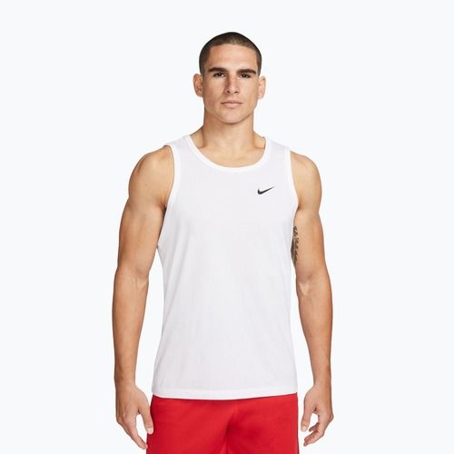 Férfi edzőpóló Nike Dri-Fit TT white/black