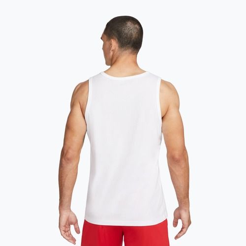 Férfi edzőpóló Nike Dri-Fit TT white/black