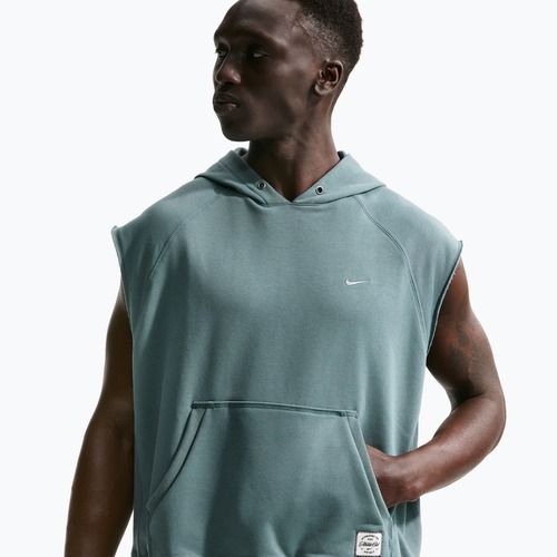 Férfi edzőfelső Nike Athletic Club Dri-Fit Sleeveless Hoodie mineral slate/mineral slate