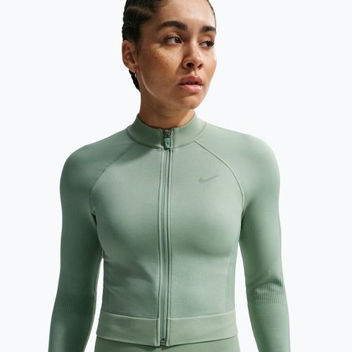 Női edzőfelső Nike Pro Seamless Full Zip Top steam