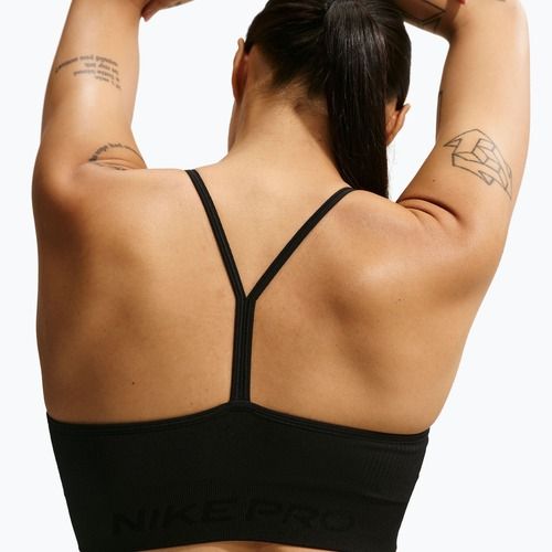 Edzőmelltartó Nike Pro Seamless Light Support black