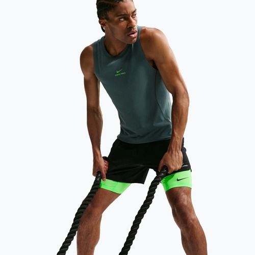 Férfi edzőshort Nike Pro Dri-Fit Fitness Long green strike/black