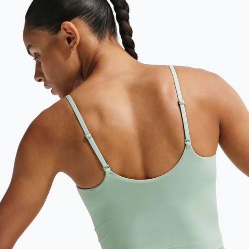 Nike One közepes tartású női edzőpóló steam/white