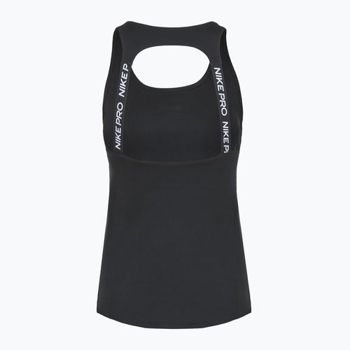 Női edzőpóló Nike Pro Dri-Fit black/white