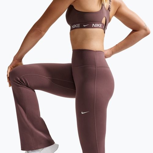 Női leggings Nike One High Waisted Flared tattoo/white