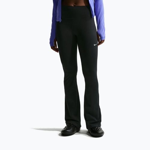 Női leggings Nike One High Waisted Flared black/white