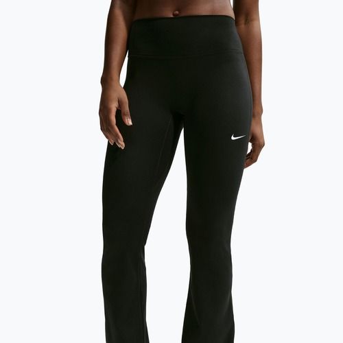 Női leggings Nike One High Waisted Flared black/white