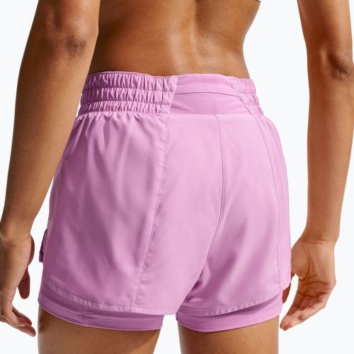 Női futónadrág Nike One Dri-FIT 2IN1 light magenta/white