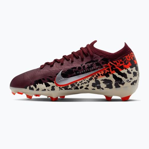 Gyerek focicipő Nike United Jr. Mercurial Vapor 16 Pro FG burgundy crush/metallic silver