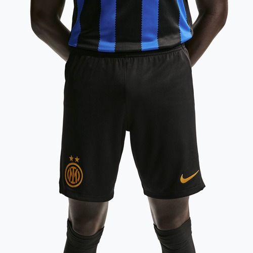 Férfi futball rövidnadrág Nike Inter Milan Dri-Fit Stadium Home black/university gold