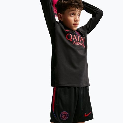 Gyerek futball rövidnadrág Nike Paris Saint-Germain Strike black/hyper royal/global red/global red