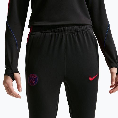 Gyerek futballnadrág Nike Paris Saint-Germain Strike Dri-Fit black/global red/global red