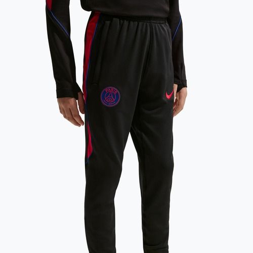 Gyerek futballnadrág Nike Paris Saint-Germain Strike Dri-Fit black/global red/global red