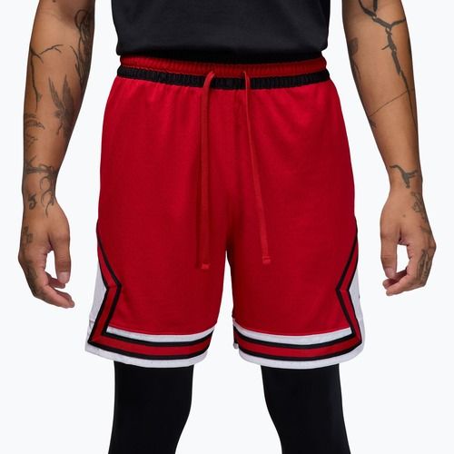 Férfi kosárlabda rövidnadrág Nike Jordan Mesh Diamond 4" gym red/white/black