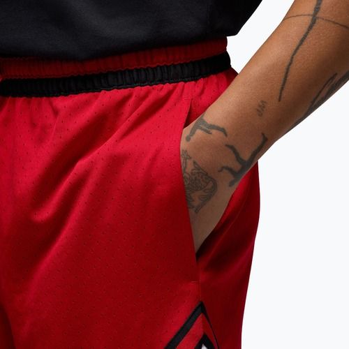 Férfi kosárlabda rövidnadrág Nike Jordan Mesh Diamond 4" gym red/white/black