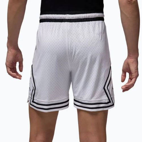 Férfi kosárlabda nadrág Jordan Mesh Diamond 4" white/black/black