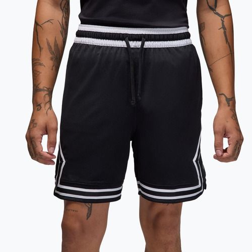 Férfi kosárlabda rövidnadrág Nike Jordan Mesh Diamond 4" black/white/white