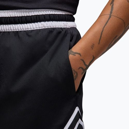 Férfi kosárlabda rövidnadrág Nike Jordan Mesh Diamond 4" black/white/white