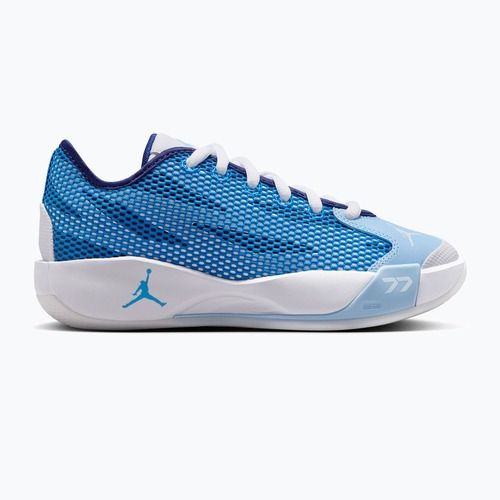 Gyermek kosárlabda cipők  Jordan Luka 77 GS Jr white/signal blue/psychic blue