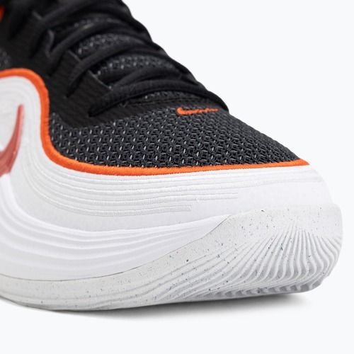 Férfi kosárlabda cipő Nike Precision 8 Low black/white/picante red